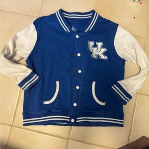 Blue and White UK Varsity Jacket
